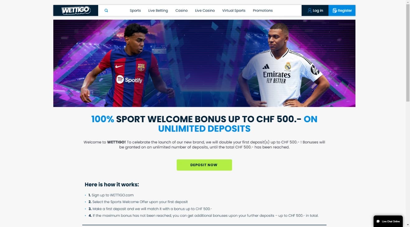 Perché dovresti scommettere su Wettigo sport