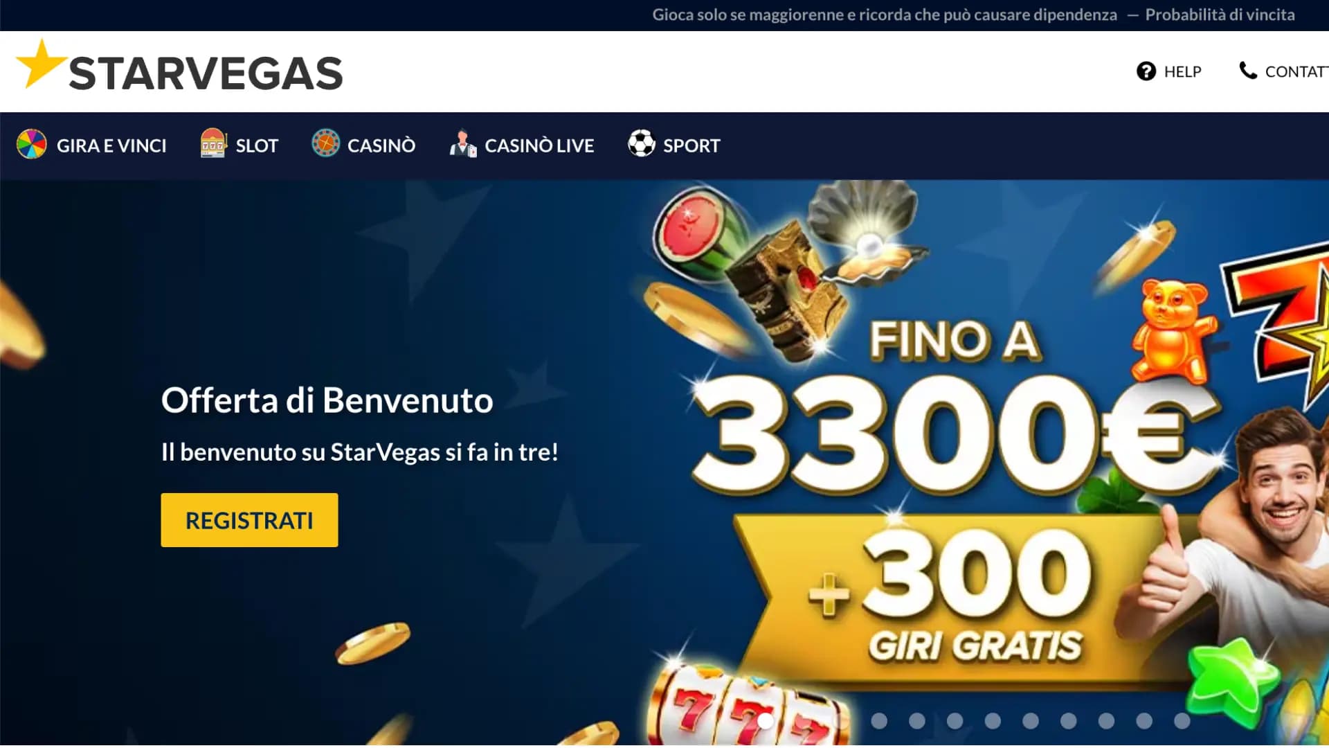 StarVegas Casino Bonus Benvenuto