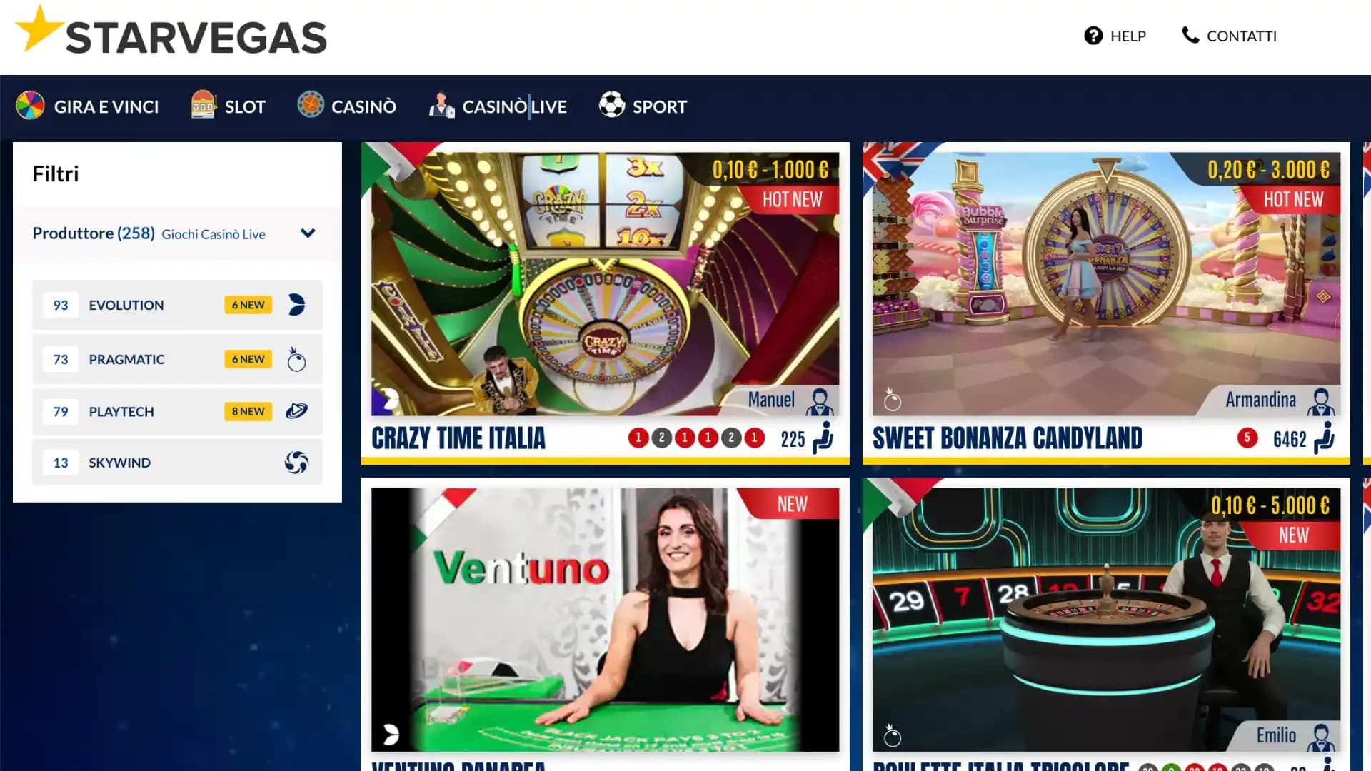StarVegas Casino Slot Live