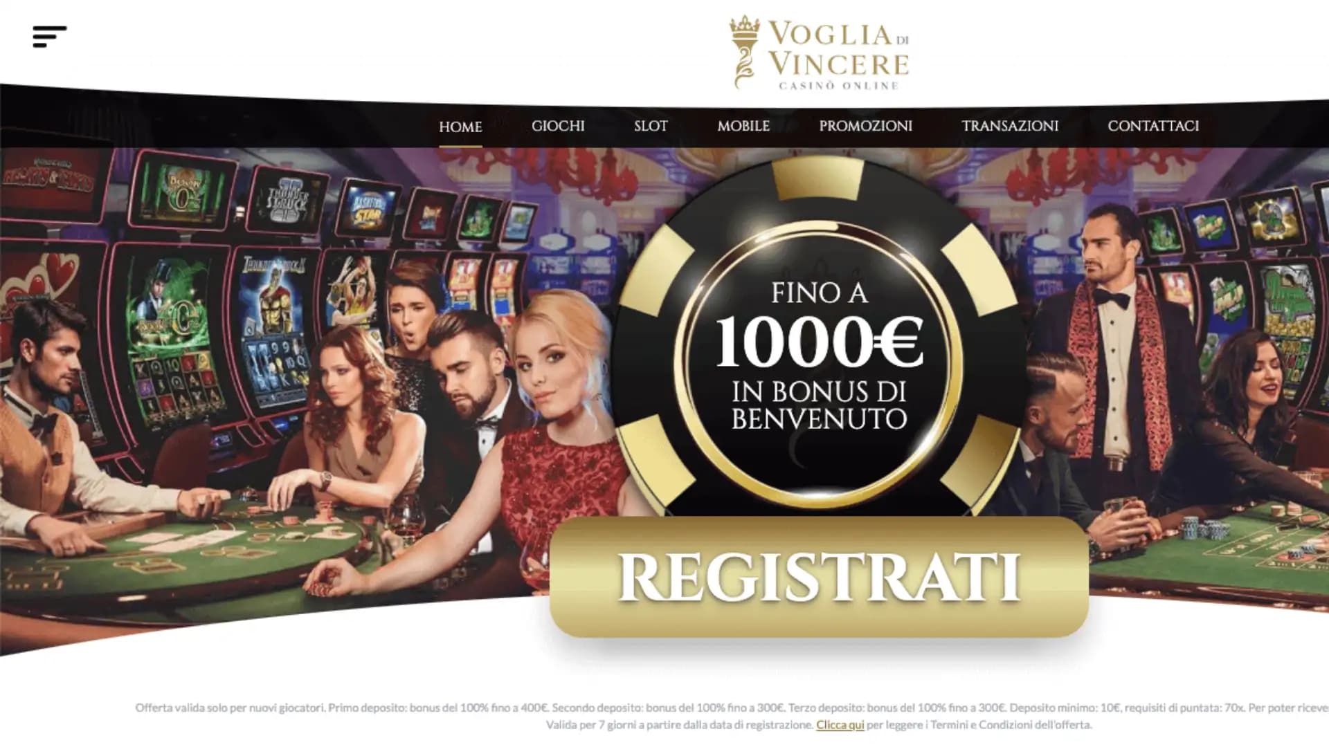 Voglia di Vincere Casino Home