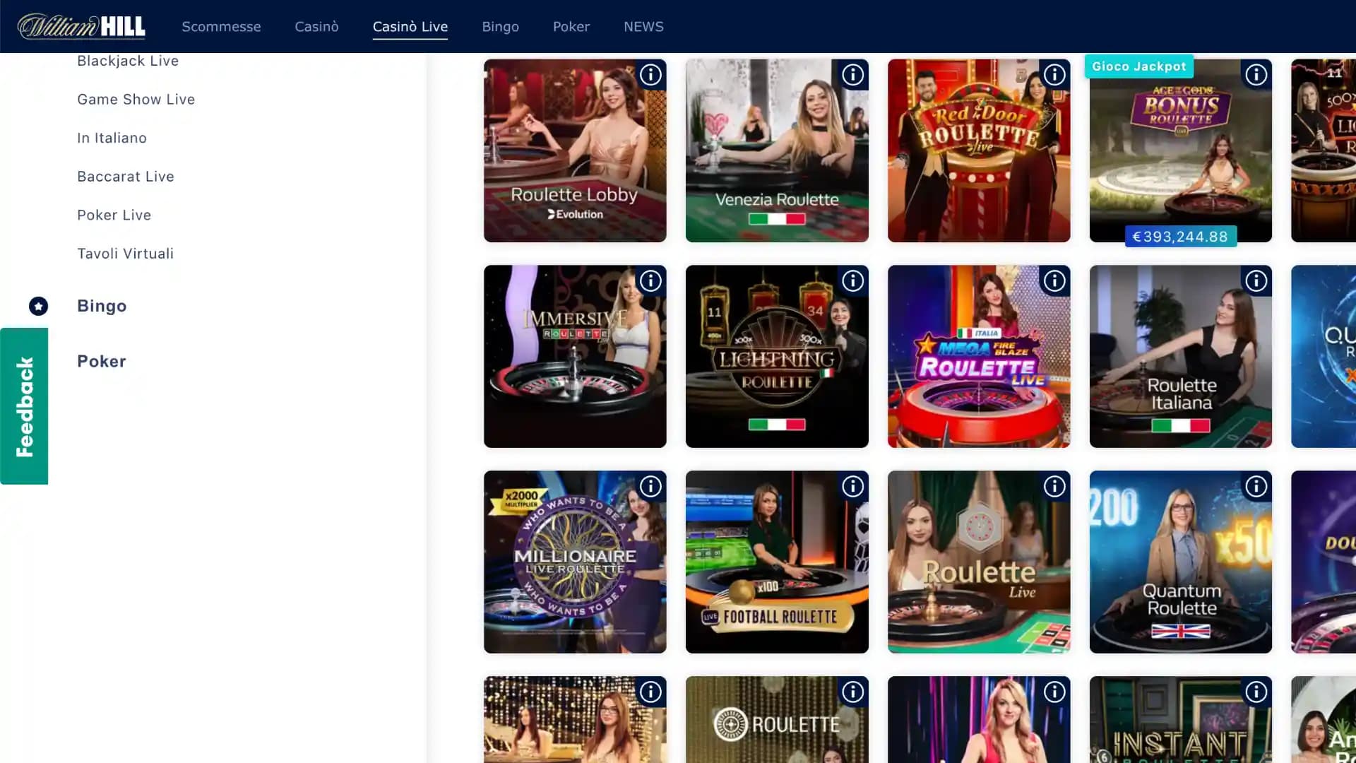 William Hill Casino Slot Live