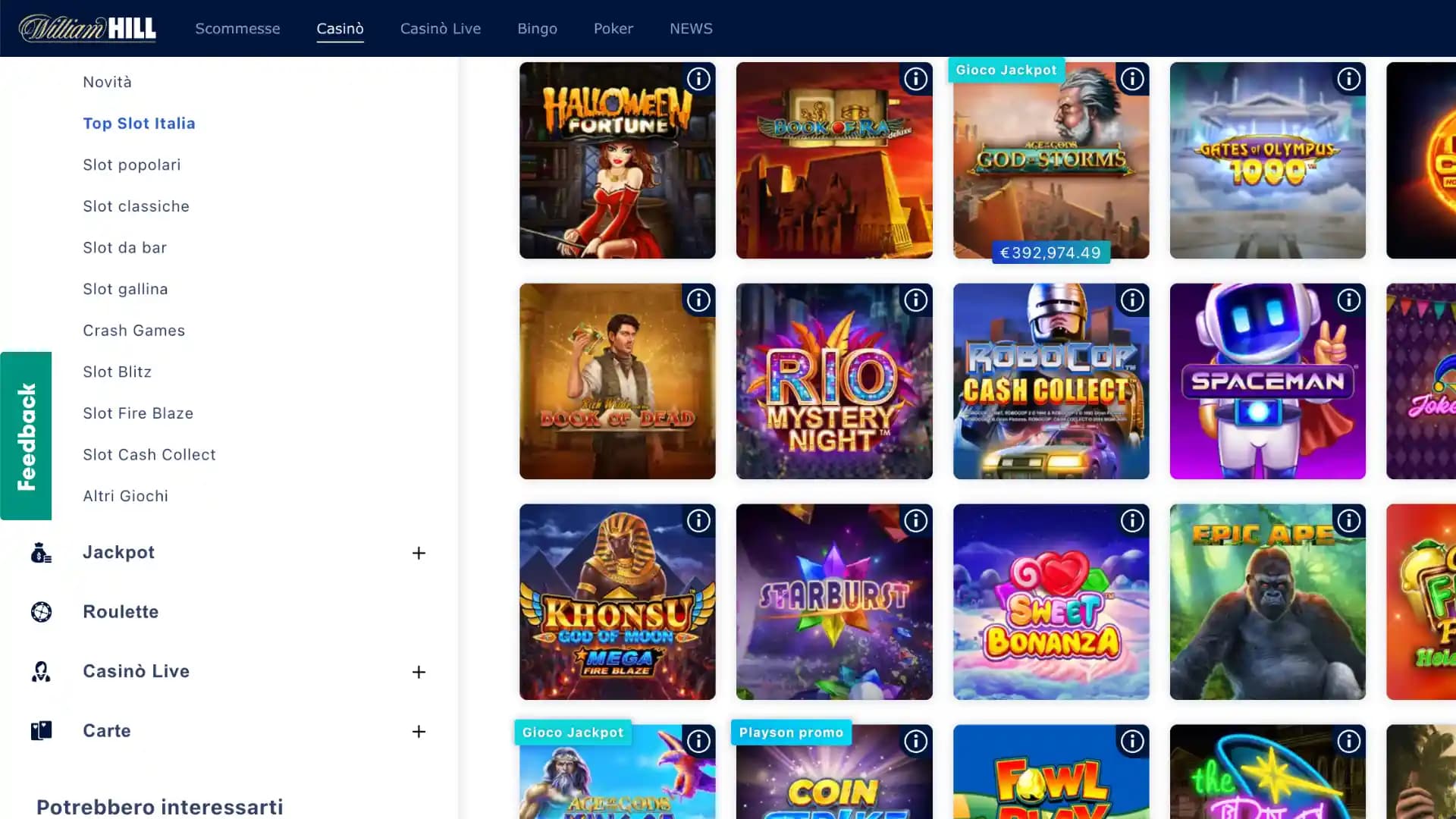 William Hill Casino Slot