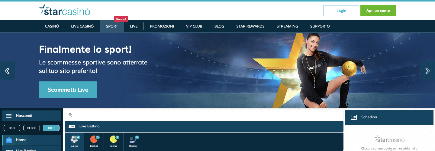 starcasino homepage