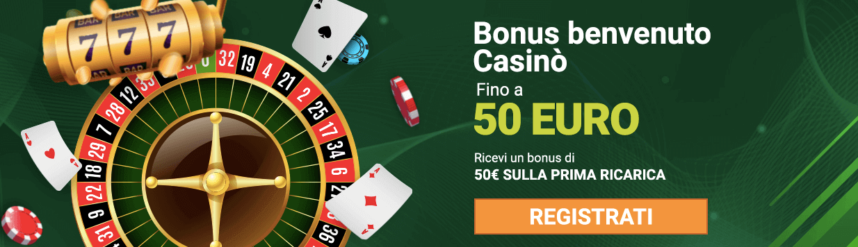 Sisal casino Bonus Benvenuto