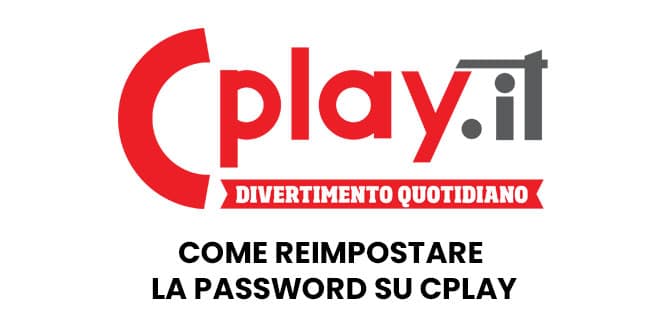 Come reimpostare la password su Cplay