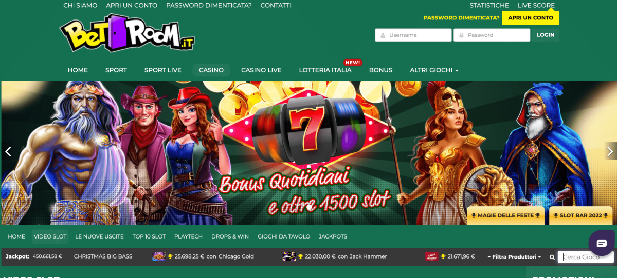 Betroom Casino Screenshot