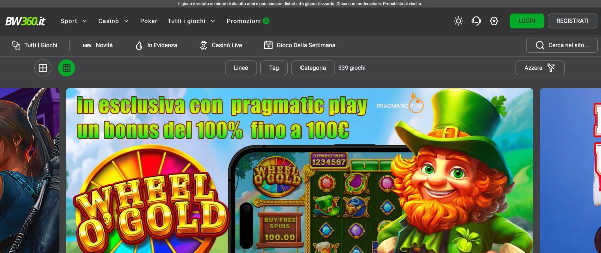 Bw360 Casino Screenshot