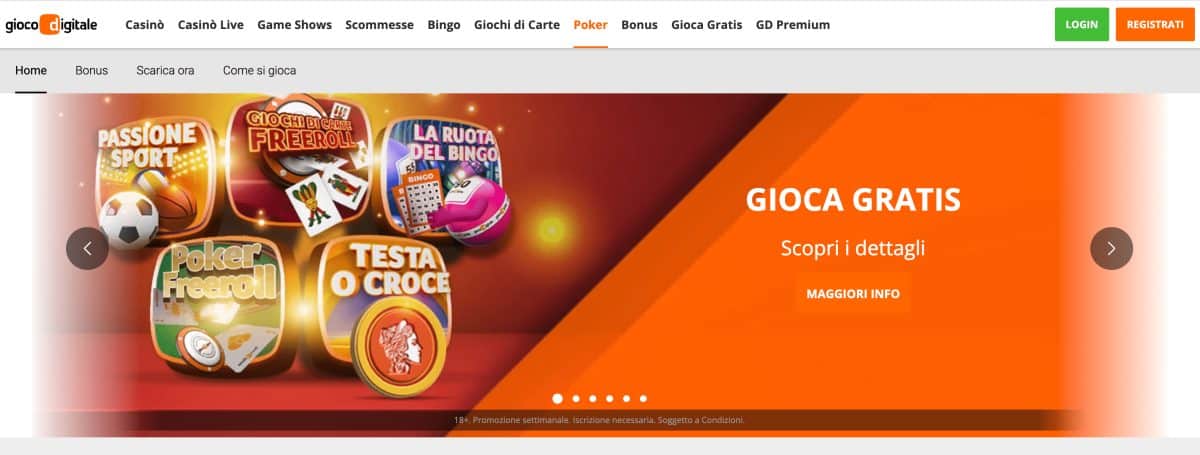 Gioco Digitale Sport Screenshot