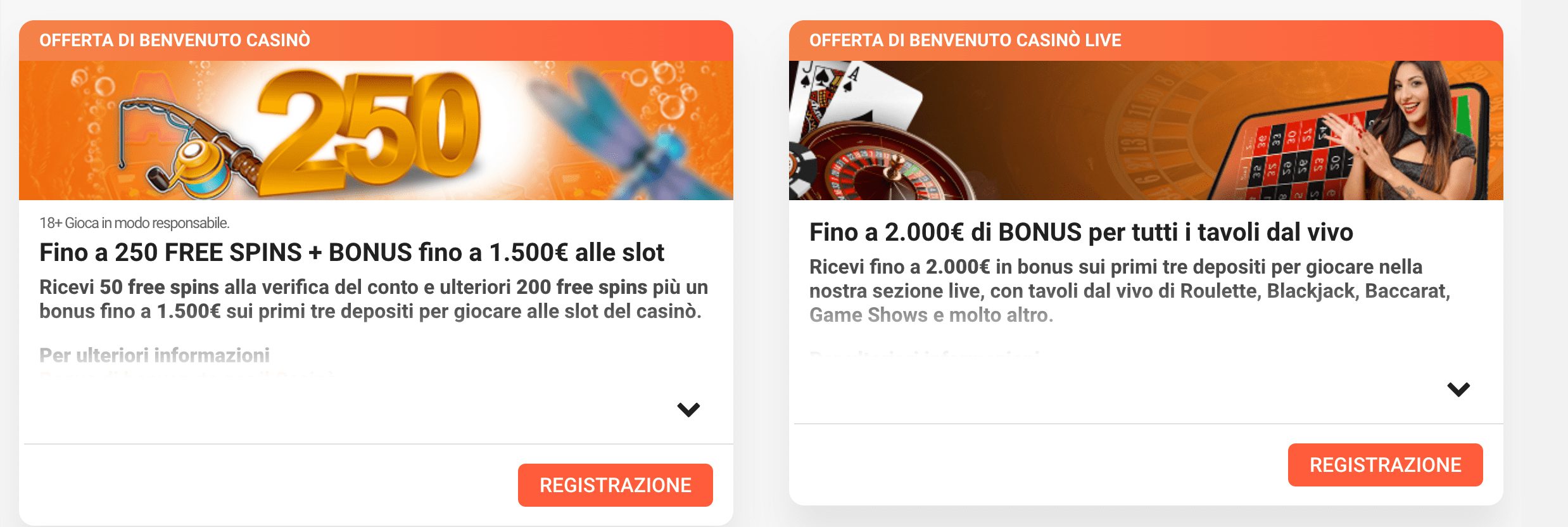 LeoVegas Casino Bonus Benvenuto
